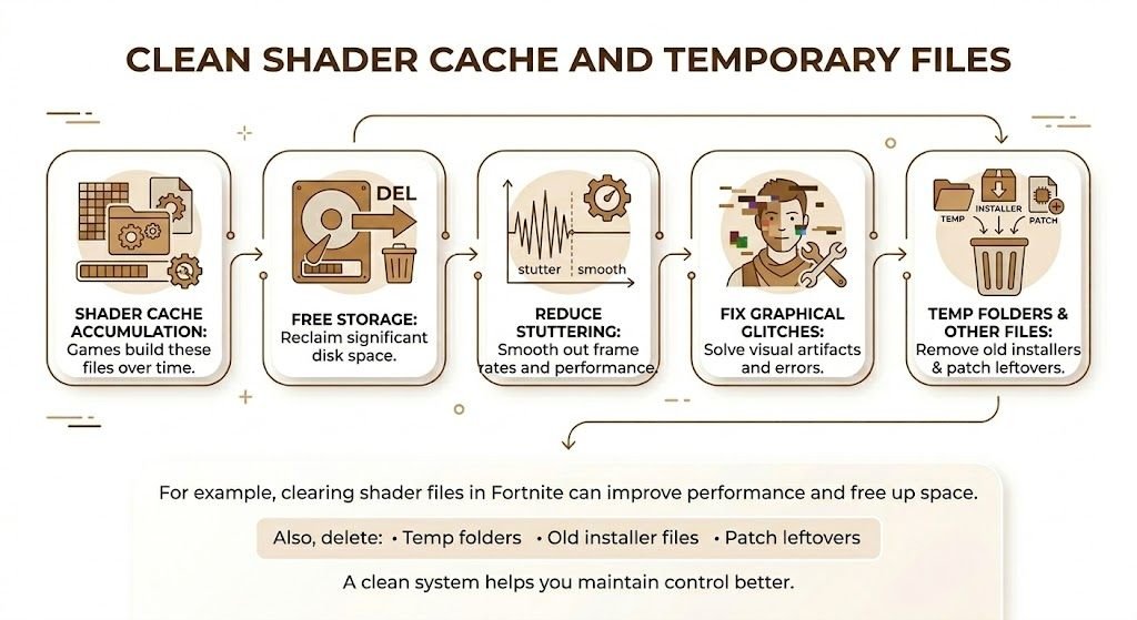 Clean Shader Cache and Temporary Files