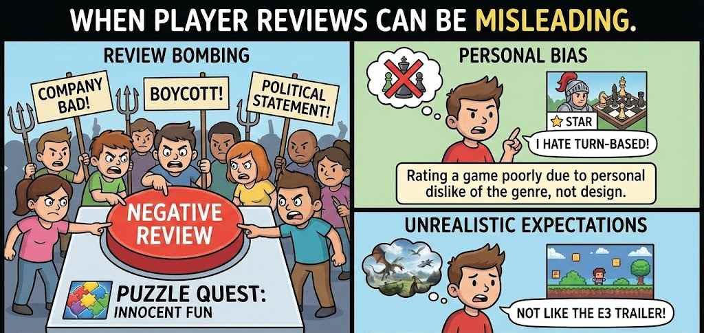 Combining Player Reviews with Other Research