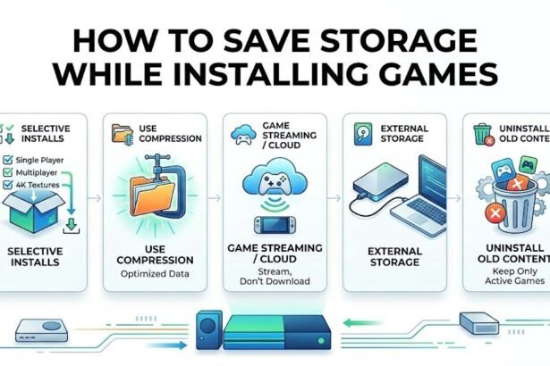 How to Save Storage While Installing Games