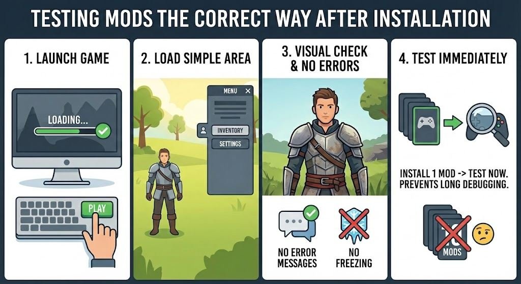 Testing Mods the Correct Way After Installation