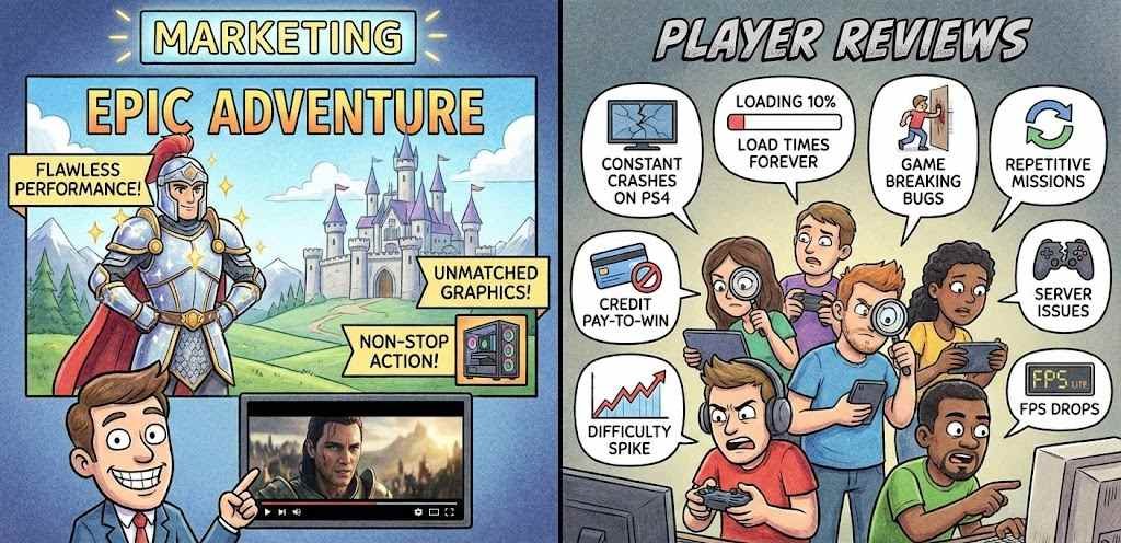 What Player Reviews Reveal That Marketing Does Not