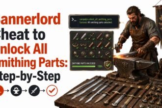 Bannerlord Cheat to Unlock All Smithing Parts: Step-by-Step