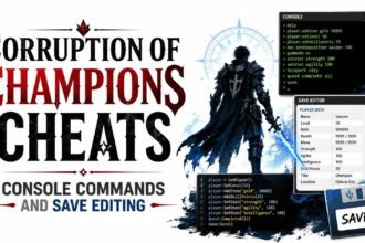 Corruption of Champions Cheats
