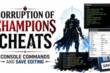 Corruption of Champions Cheats