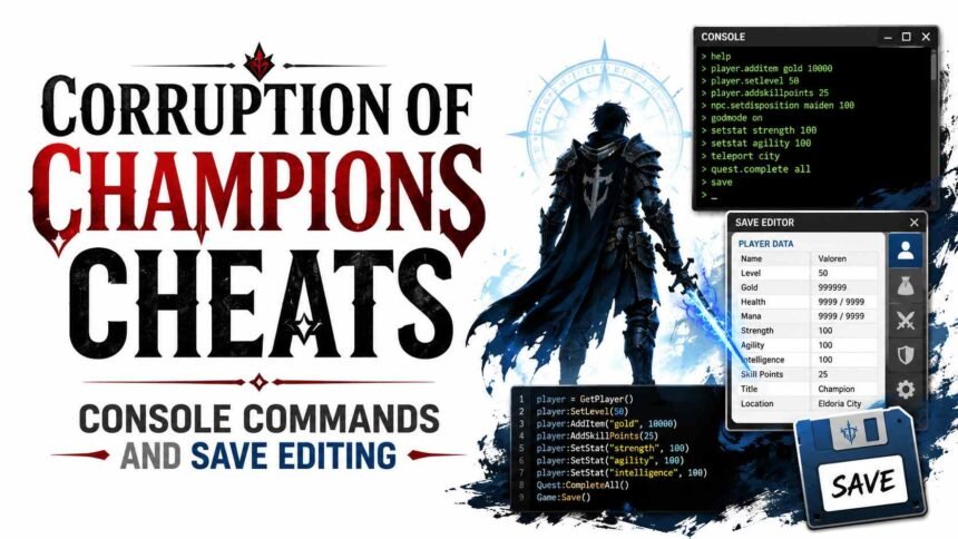 Corruption of Champions Cheats
