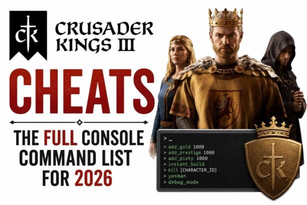 Crusader Kings 3 Cheats: The Full Console Command List for 2026